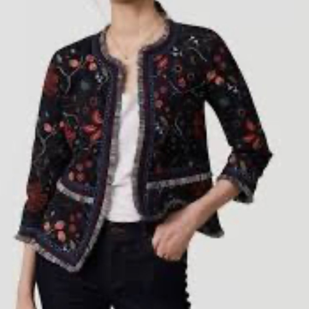 Loft size 6 floral jacket